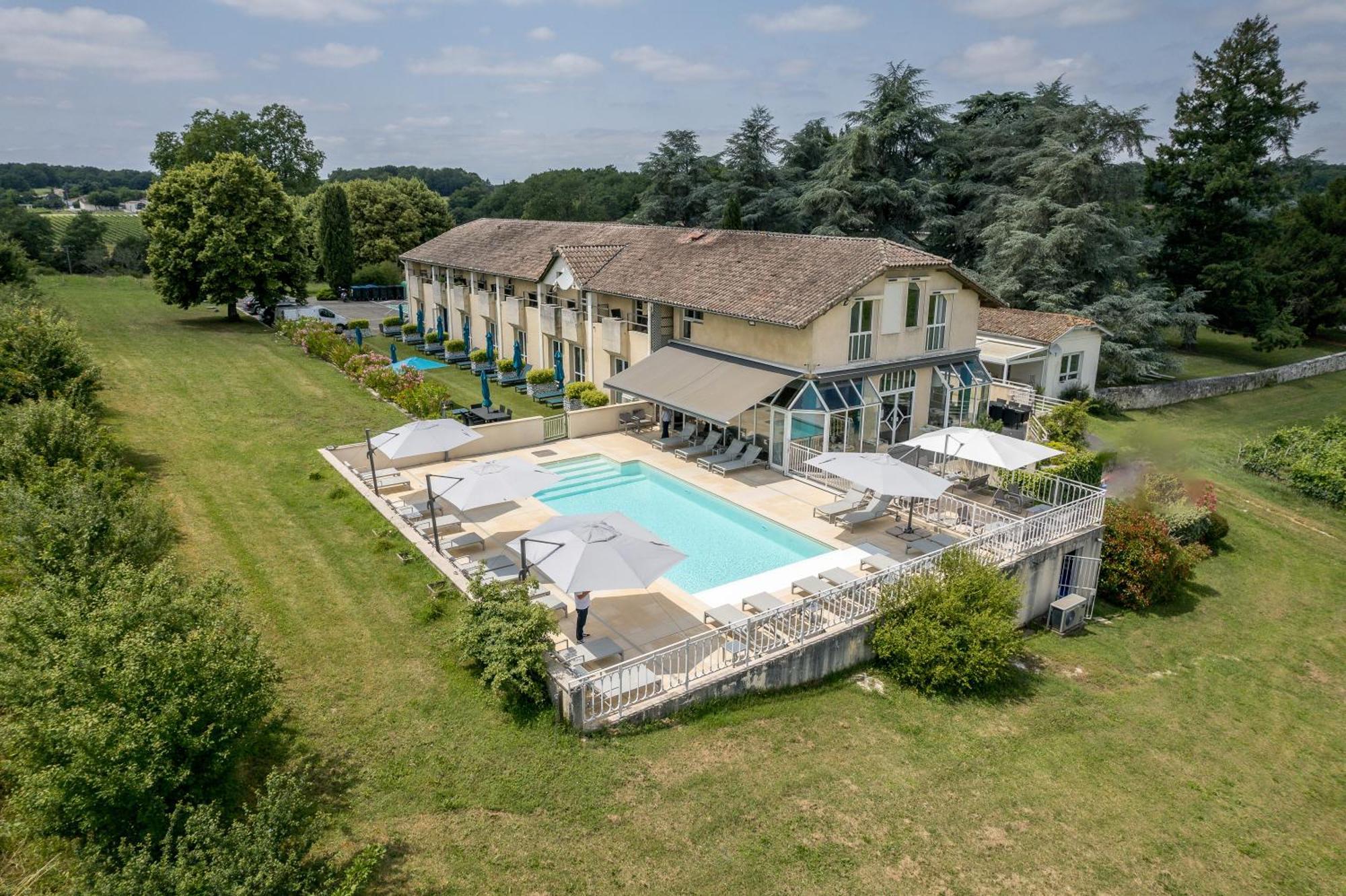 Pey La Tour - Logis Hotels & Restaurant Salleboeuf Exterior foto